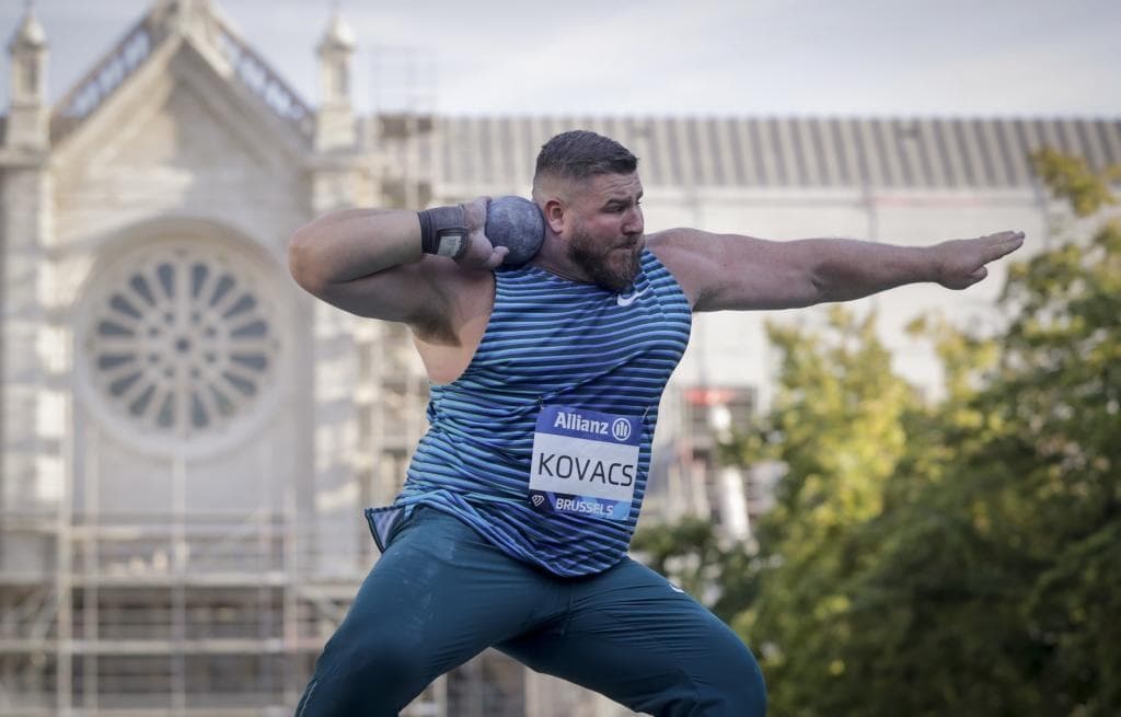 Kovacs sets the second best performance in history with 23.23m in the